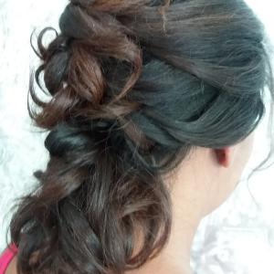Chignon attaché Hair MS Studio Salon de coiffure Coiffeur Montauban